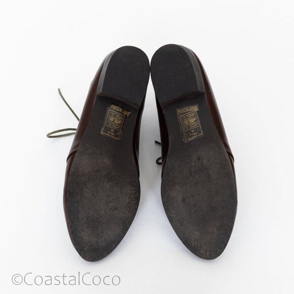 Chelsea Crew Felix Brown Lace up Ankle Bootie 8, Retro Cowgirl Vintage Festival - Picture 9 of 10